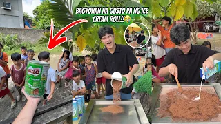 GUSTO DAW NILA NG MILO ICE CREAM ROLL KAYA GINAWAN KO SILA SA MACHINE KO!!