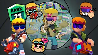 AYUDO A MI COMPAÑERO A SUBIR A BUSTER A RANGO 25 - BRAWL STARS
