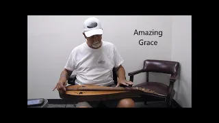 Amazing Grace on Baritone Hybrid Teardrop Dulcimer