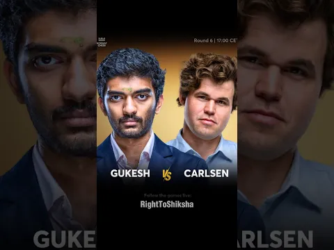 कार्लसन Vs गुकेश by Right To Shiksha