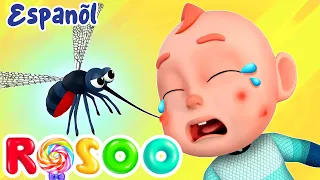 🦟Mosquitos, ¡Vete! - ¡Hora del baño + Boo Boo Song | Canciones Infantiles | Rosoo en Español