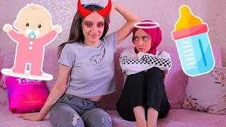 معاناة الأخت الصغيرة 🧸