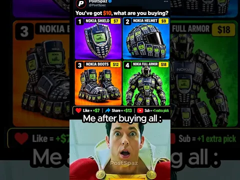 You've Got $10… Which Nokia Armor Are You Buying? 💀 #shorts