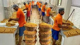 1 Lakh Kg Naivedhyam Laddu Making😱😱 ऐसे बनता है तिरूपति बालाजी का प्रसाद🙏🏻🙏🏻 Hindu Temple Food