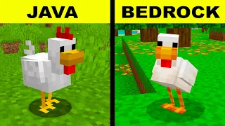 Perbedaan Animasi Java Edition Vs Bedrock Edition