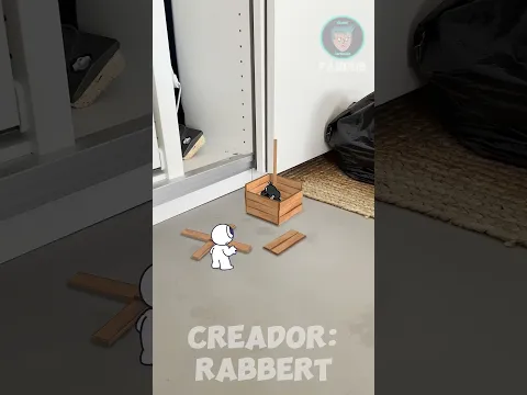 Néstor construye un helicóptero (nadie creía en él) #shorts #volar #fypシ #fyp #viral #animation #2d