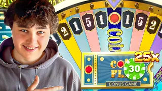 I HIT 25x TOP SLOT COIN FLIP On Crazy Time!