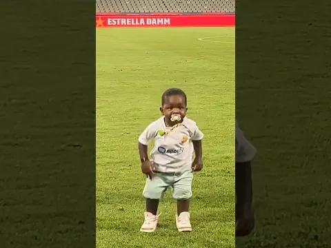 Little Yamal is so CUTE 😍 #fcbarcelona #shorts #lamineyamal