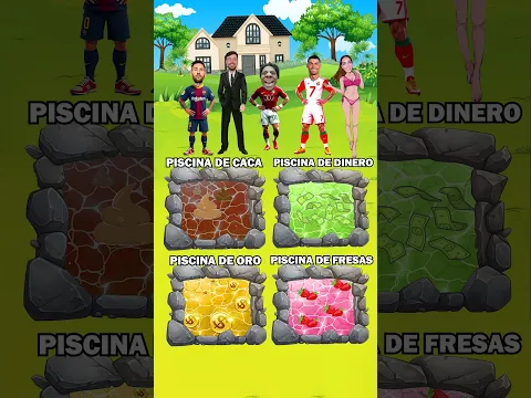¿Quién va a la piscina de caca? 🤮🤣 #ronaldo #funny