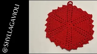 Pega panelas em croche facil exagono como fazer pap passo a passopot holder crochet howto diy