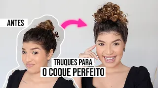 COMO FAZER O COQUE PERFEITO *cabelo cacheado* | por Jessica Melo