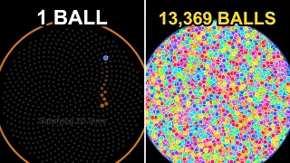 The Most Satisfying 2D Physics Simulations | 13 Simulation in 1 video