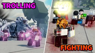TROLLING / FIGHTING [Sorcerer Battlegrounds, The Strongest Battlegrounds]