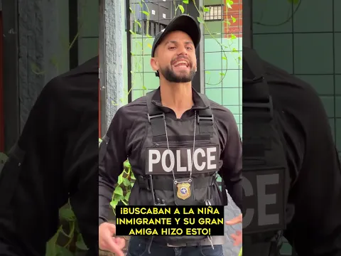 BUSCABAN a la NIÑA inmigrante Y su GRAN amiga HIZO esto! #shorts
