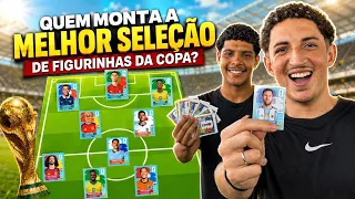 QUEM MONTA A MELHOR SELEÇÃO DE FIGURINHAS DA COPA?