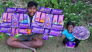 All Types Dairy Milk Chocolate Milk Shake Making|Yummy and Healthy Summer Drinks|Village Food Safari