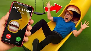 SLIDE EATER EAT SLEEPY AND CATHES by the DRONE!