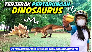 Drama Petualangan Pixel Anak Pemberani : Terjebak Pertarungan 2 Dinosaurus