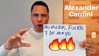 NUMERO PARA HOY 7 y 8 de Mayo Alexander Cardini 🔥 Números Fuerte