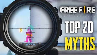 Top 20 Mythbusters in FREEFIRE Battleground | FREEFIRE Myths #167