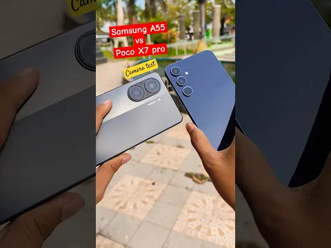 Poco X7 pro Vs Samsung A55 Camera Testt:; !