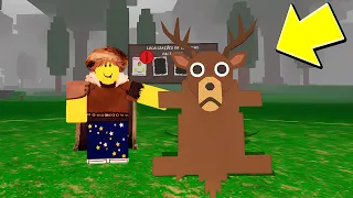 VIREI O COMERCIANTE DE PELES DA FLORESTA PRA PEGAR A PELE DO CERVO! 🦌