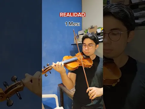 Aprender violin Expectativa Vs Realidad 😮‍💨🎻 #humor
