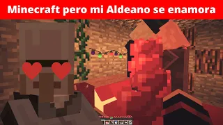 Minecraft pero mi aldeano se enamoró (Historia completa del aldeano enamorado)