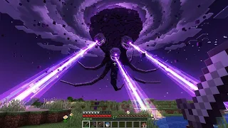 Intenté Sobrevivir al WITHER STORM en Minecraft...