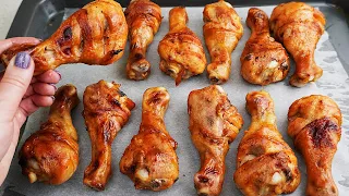 Mein Mann bittet 3 Mal pro Woche, dieses Abendessen zu kochen! Leckeres Rezept für Hähnchenkeulen!