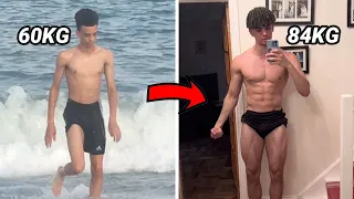 My 3 Year Body Transformation From Skinny To Muscular 18-21