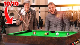 I asked strangers on the street to play pool for money