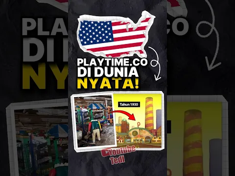 Ini dia Pabrik Playtime co di dunia nyata ⁉️🤯 #shorts #poppyplaytime