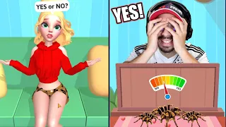 RETO ¿Sí o no? 😂 | NOOB vs PRO vs HACKER in Yes or No | Juegos Luky