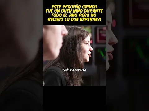😱Este pequeño grinch fue un buen niño durante todo el año #viral #pelis #resumen