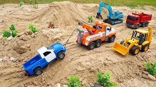 DIY Mini Tractor Builds Underground Tunnel & Brick Bridge | Construction Science Project