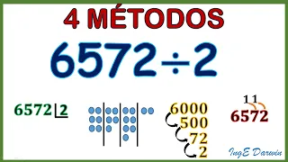 No uses siempre el mismo método: 4 formas impresionantes para DIVIDIR😲 - ¡el #4 te va a encantar!