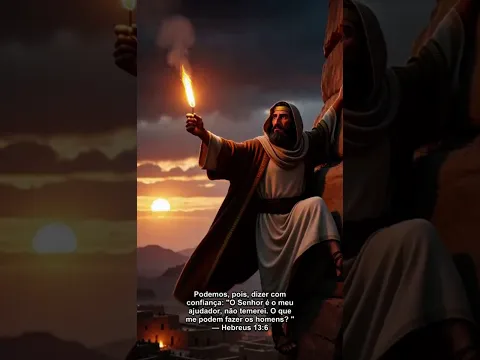 #Hebreus 13:6 - Podemos, pois, dizer com confiança: "O Senhor é o meu ajudador...