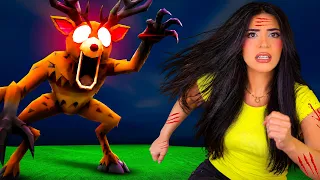 الغزال شحطني في ماب الغابة 😭 !!