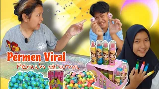 NYOBAIN PERMEN JADUL VIRAL😋 SERU BANGET...!!! PENUH DRAMA🤗
