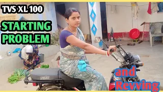 TVS XL 100 Morning Starting Problem and Revving||Subhash nupur vlog