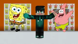ماين كرافت لكن حفرة بسيط ضد حفرة سبونج بوب😀🔥!!؟؟