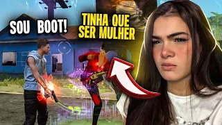 FINGI SER BOOT e GRAVEI UM MACHISTA 😱😡