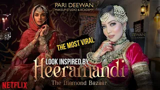 Heeramandi Viral Makeup Look - New Netflix Show - Makeup by Pari Deewan