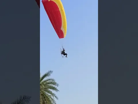 it was awesome flight at village | paramotoring | homemade | ppg
