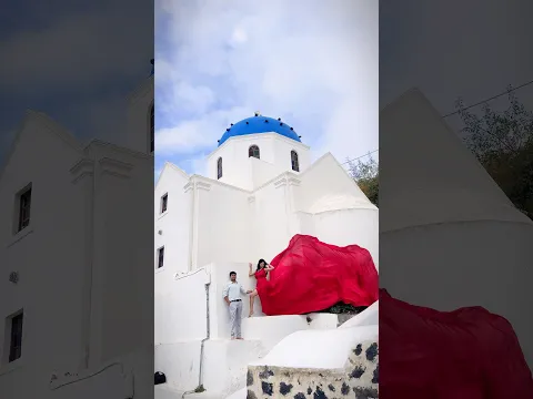 Santorini FlyingDress Photoshoot in Oia | DM @elitesminati for booking Photoshoot in Oia Santorini