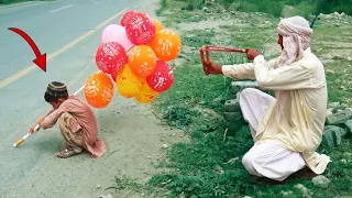 Ghareeb Pheri wala aur Balloons || Social Message best Short Film by PEEP PEEP
