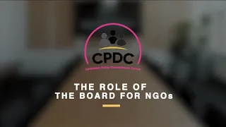 The Role of the Board for NGOs