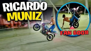 RICARDO MUNIZ NO GRAU COM A FAN MOTOR DE HORNET! VULGO FAN 600R