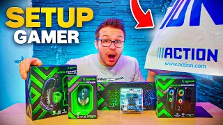 JE TESTE DES PRODUITS GAMER DE CHEZ ACTION ! (Setup gamer Action)